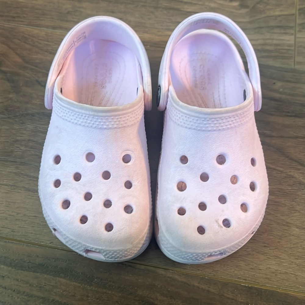 Pink Crocs